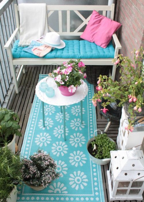 Un balcon comme un petit jardin !